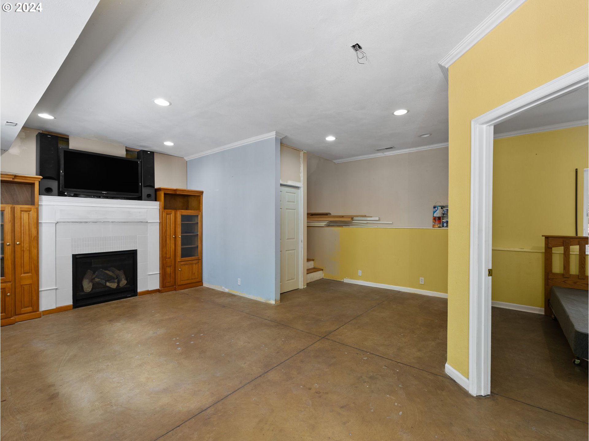 38631 Southeast Hudson Road Boring, OR 97009 - Photo 19 of 39 a view of an empty room with a fireplace