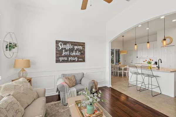 a bedroom with a bed and cabinets