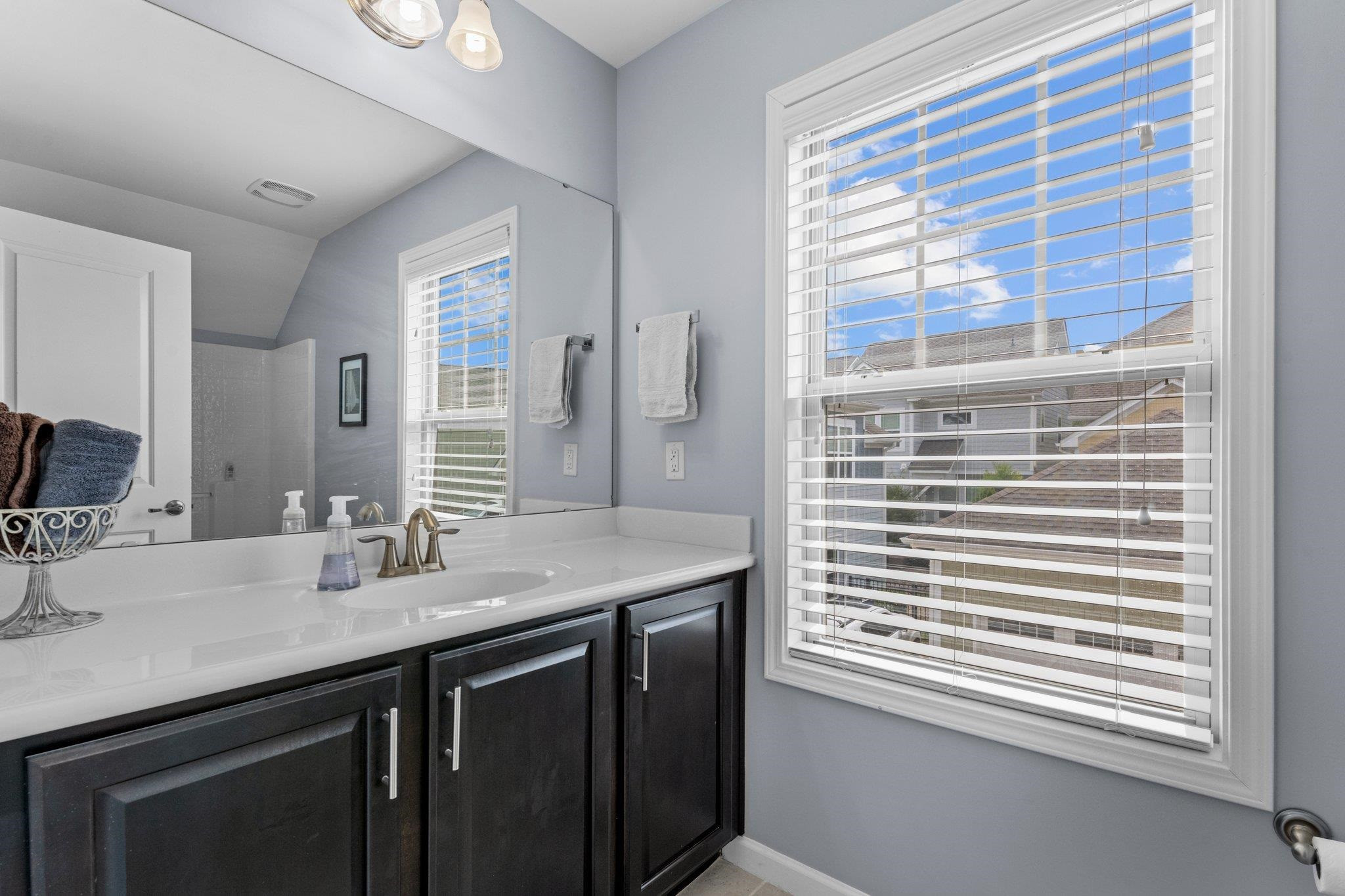 1545 Fullerton Place Raleigh, NC 27607 - Photo 32 of 45 Full bathroom in flex/bedroom 4 above garage with ample counter space and storage. Full Bathroom