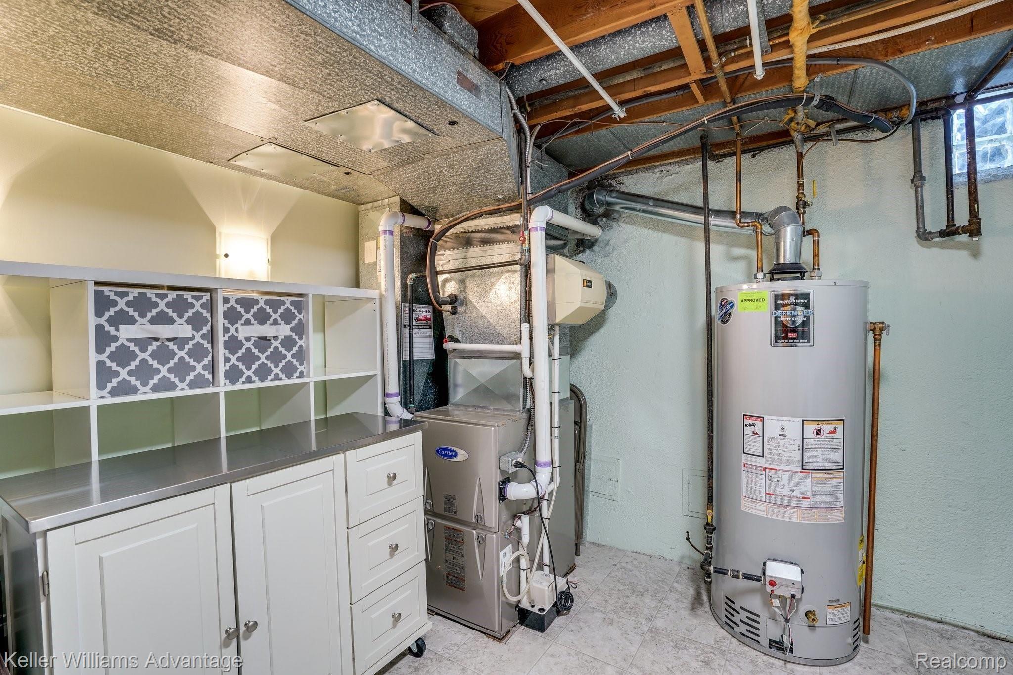 543 Reed Street Northville, MI 48167 - Photo 25 of 36 New Carrier efgficient furnace. More built in storage.
