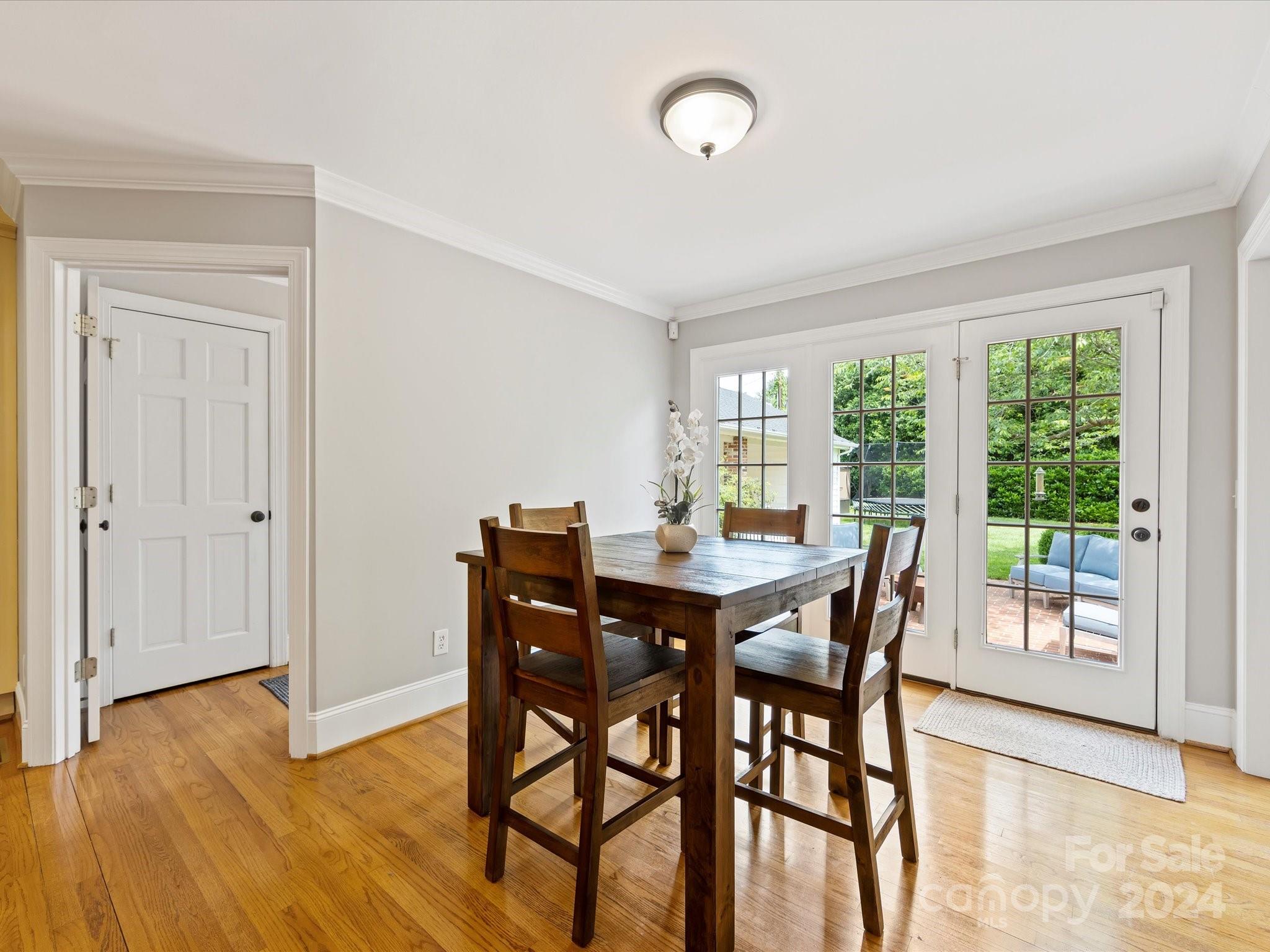 3200 Wickersham Road Charlotte, NC 28211 - Photo 13 of 35 a view of a dining room with furniture and wooden floor