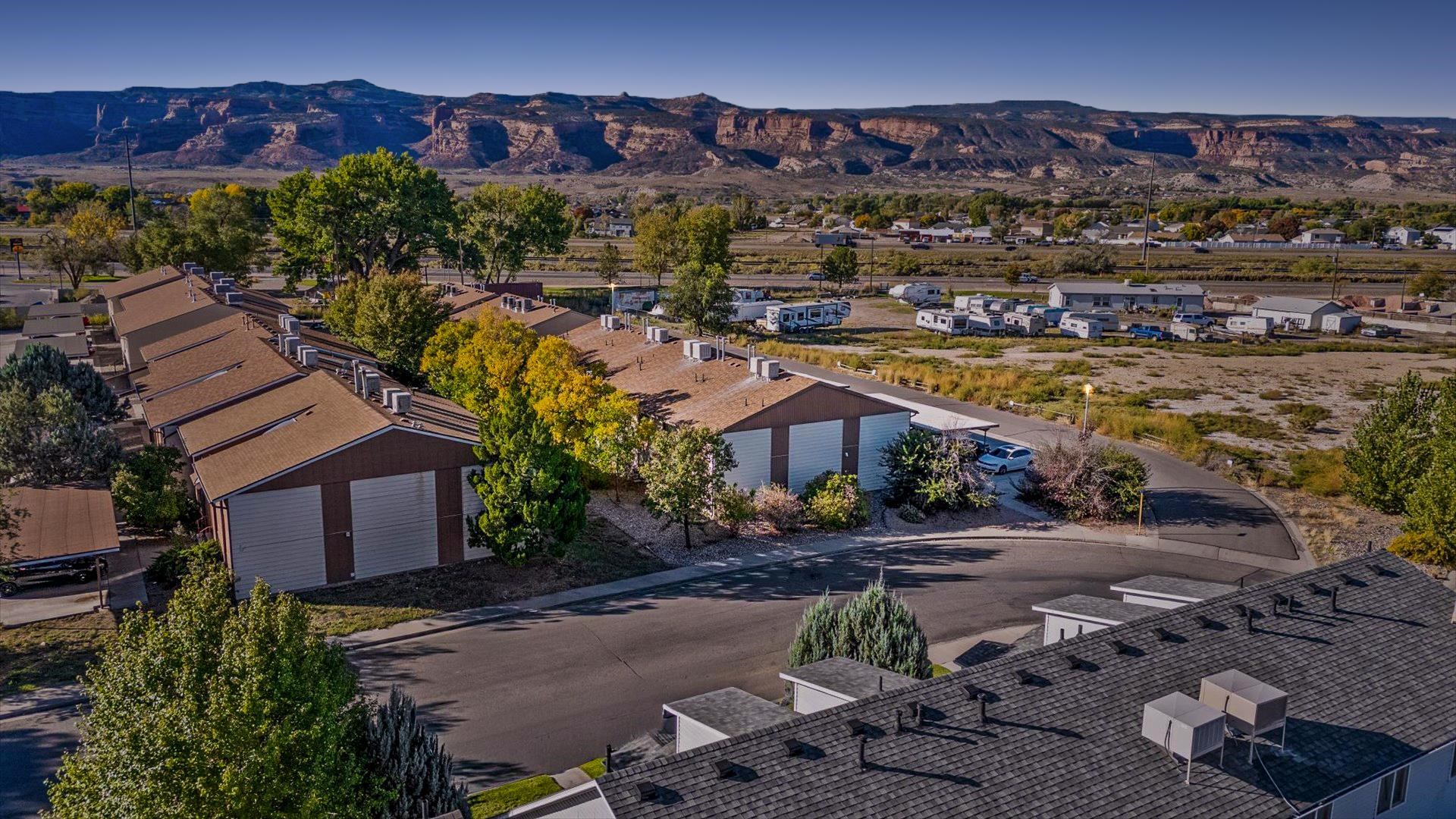 804 West Cedar Court Fruita, CO 81521 - Photo 31 of 40 an aerial view of a house with a yard