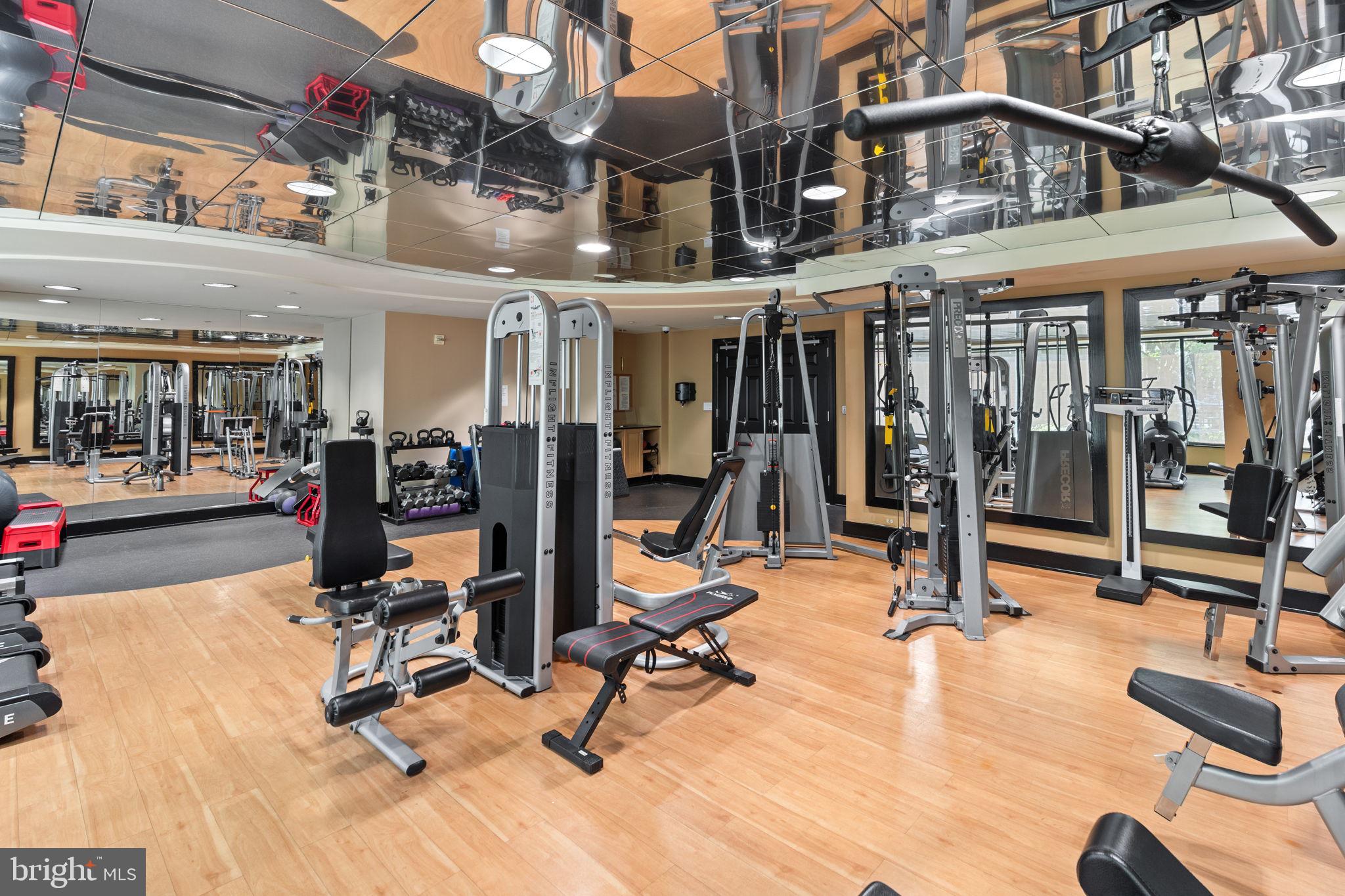11700 Old Georgetown Road, Unit 1007 North Bethesda, MD 20852 - Photo 32 of 36 On Site Gym
