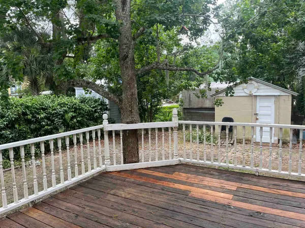 a view of a house with a deck