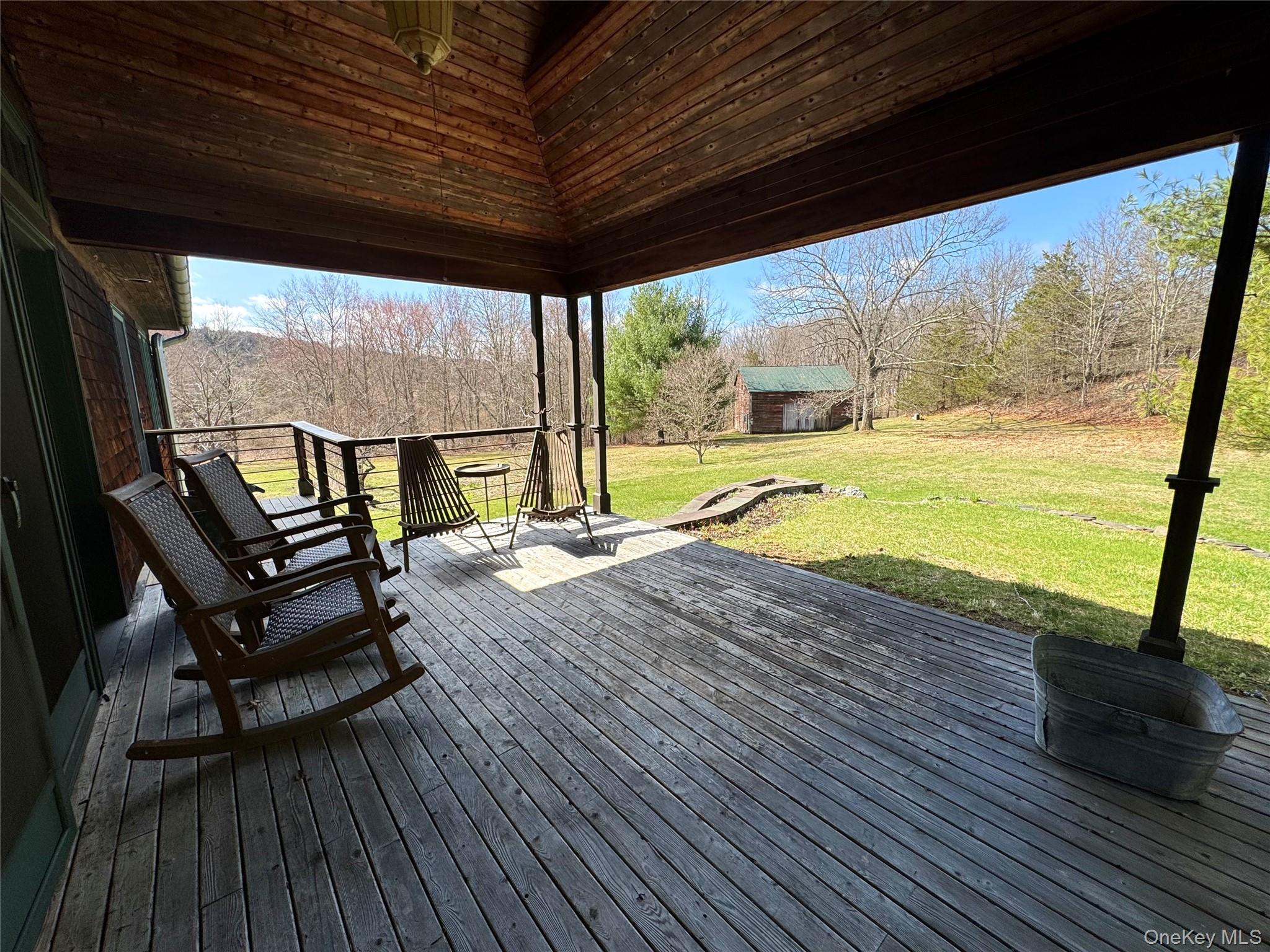 22 Knight Road Clinton Corners, NY 12514 - Photo 9 of 34 Front Porch Overlooking Open Sunny Yard