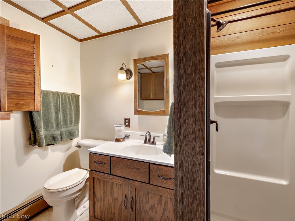 9650 Ruff Road West Salem, OH 44287 - Photo 18 of 35 The first floor bathroom also features a large updated shower.