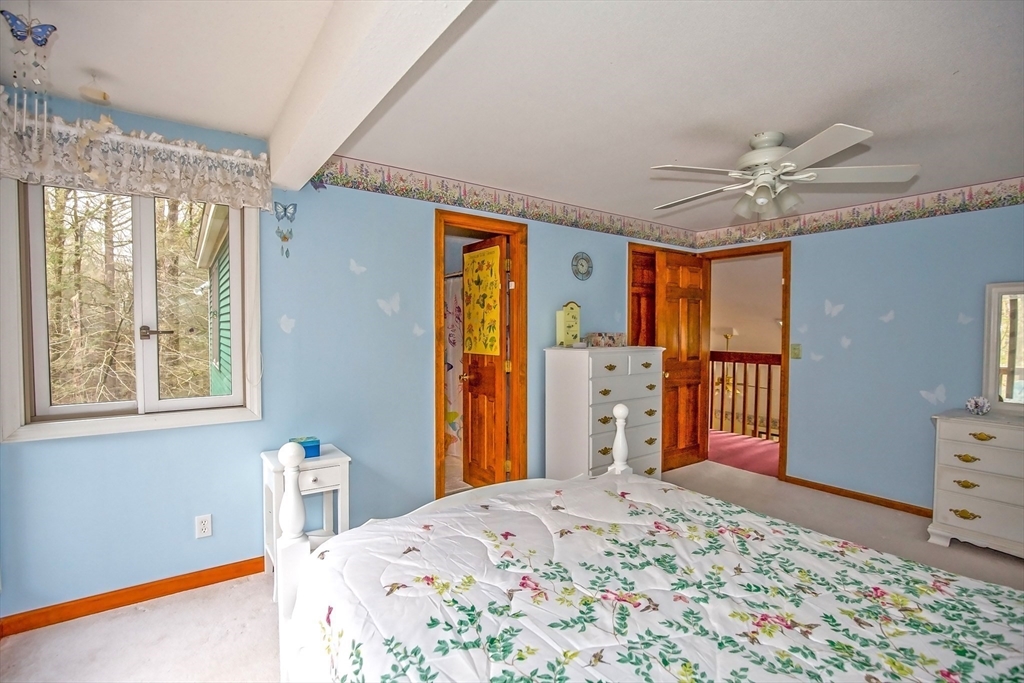 32 Woodchuck Hollow Road Tolland, MA 01034 - Photo 29 of 41 a bedroom with a bed dresser and a window