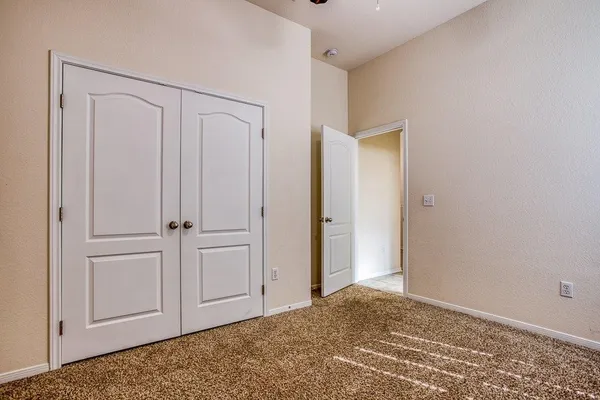 a view of a livingroom with wooden floor