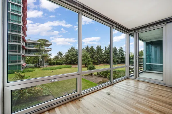 a view of outdoor space and city view