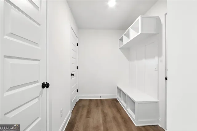 a view of an entryway with staircase