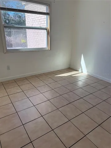 a view of a window in a room