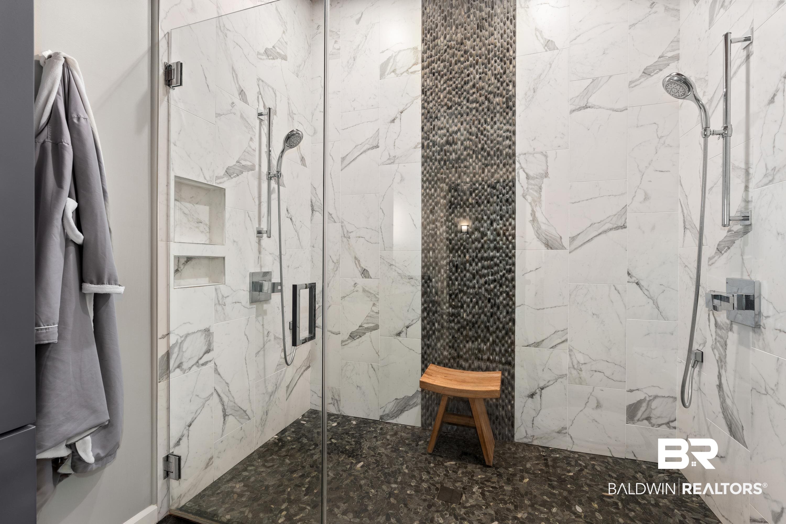 233 Suzanne Circle Mobile, AL 36608 - Photo 28 of 85 Bathroom featuring a marble finish shower