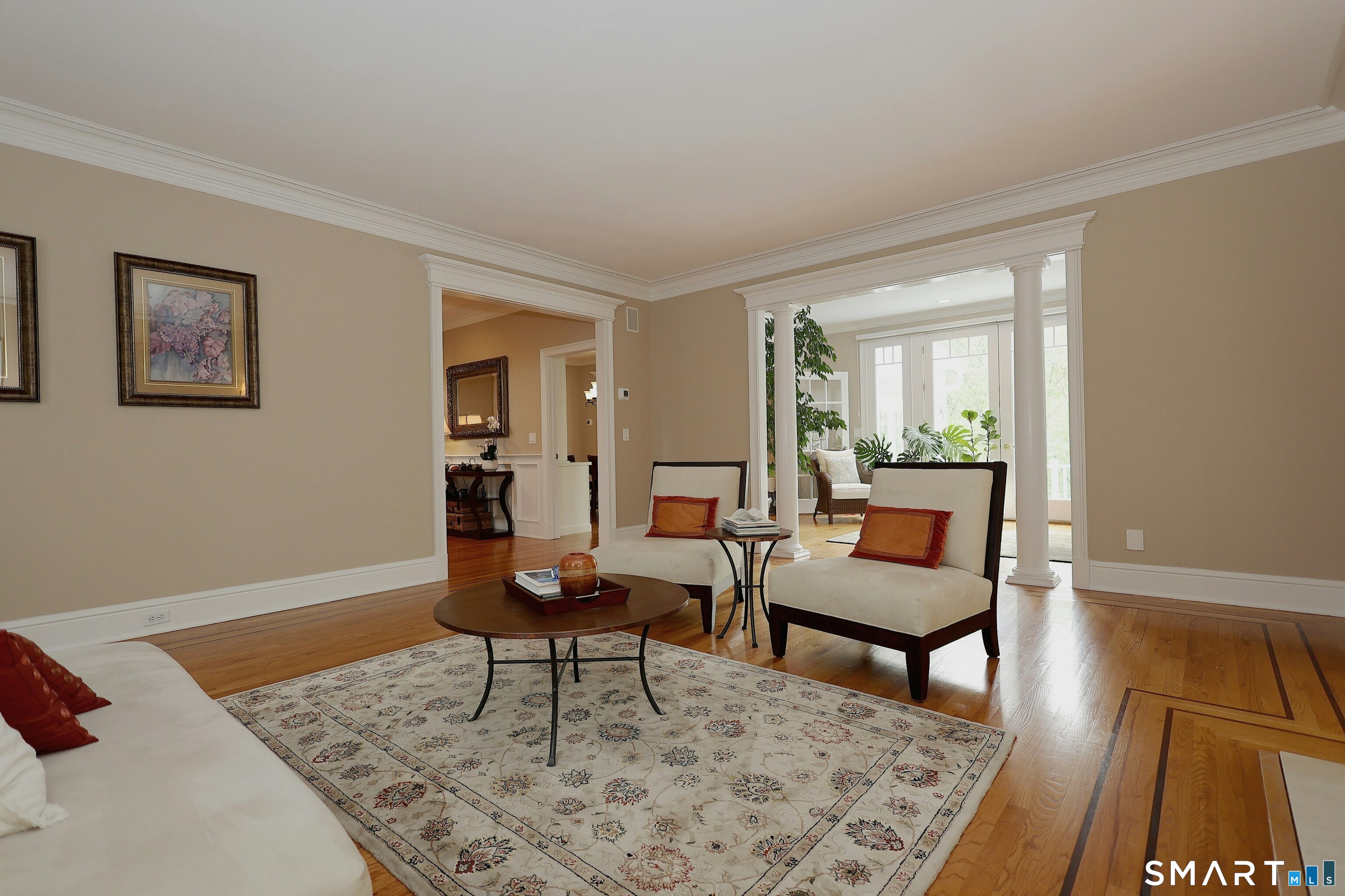 30 Whipstick Road Ridgefield, CT 06877 - Photo 15 of 40 a living room with furniture and a rug