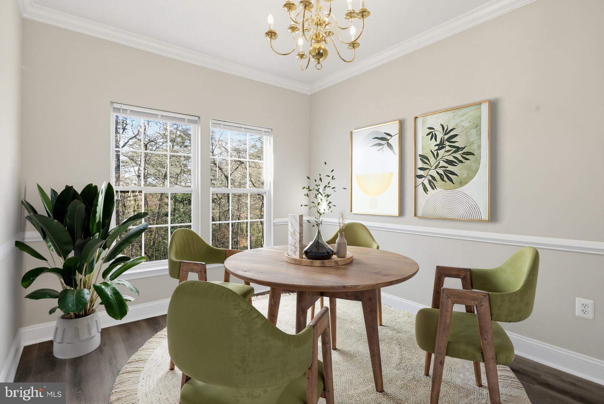 14603 Farnham Lane Laurel, MD 20707 - Photo 10 of 51 Virtually Staged- Dining Room