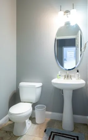 a close view of washer and dryer