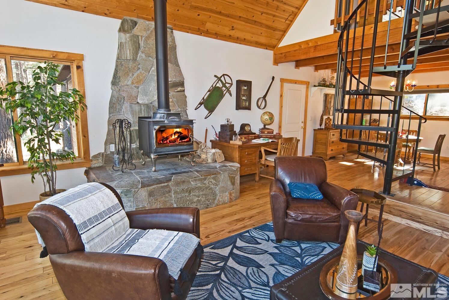 125 Pleasant Valley Road Markleeville, CA 96120 - Photo 17 of 36 a view of outdoor living area with furniture