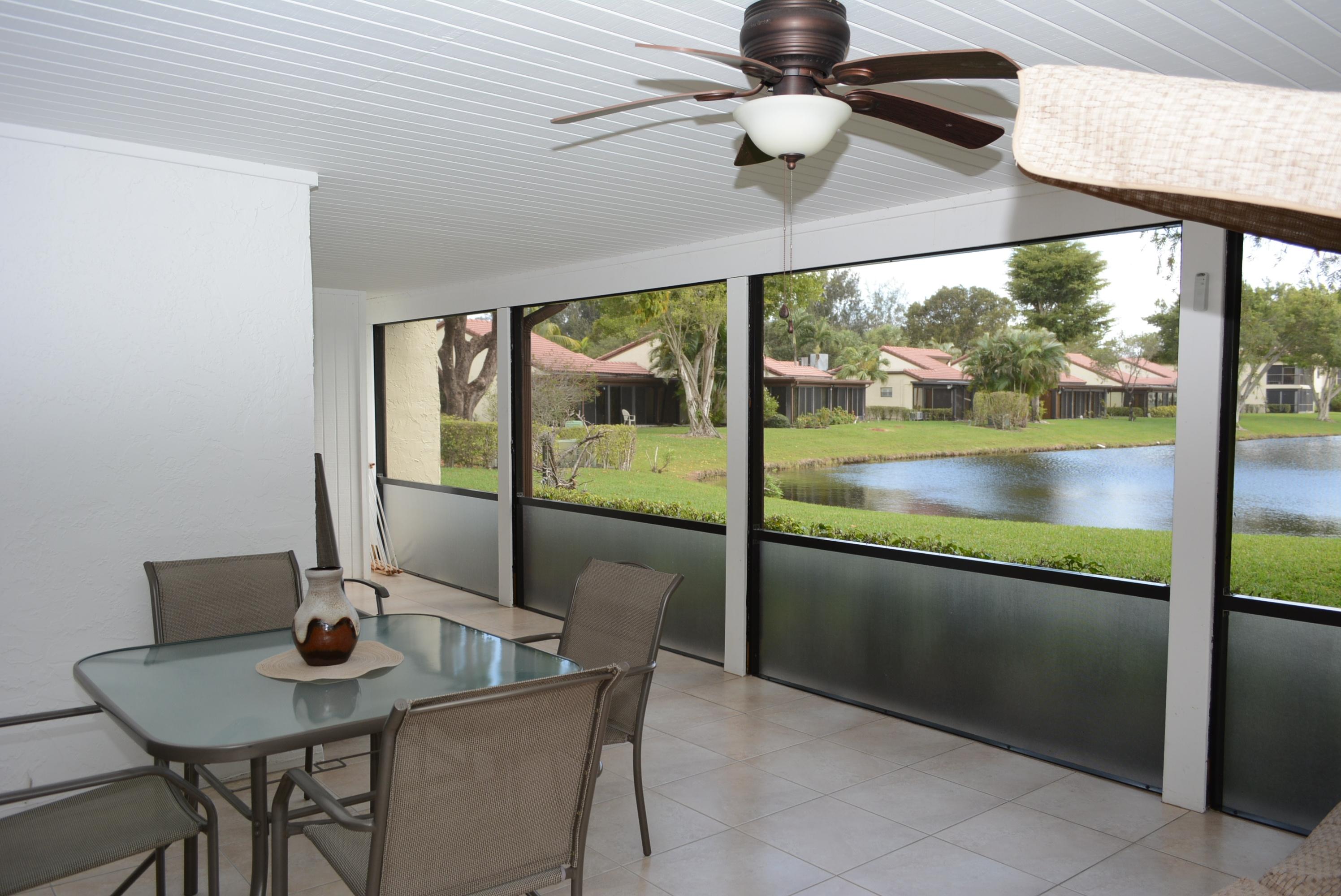 21945 Arriba Real, Unit 21B Boca Raton, FL 33433 - Photo 23 of 30 Screened Porch