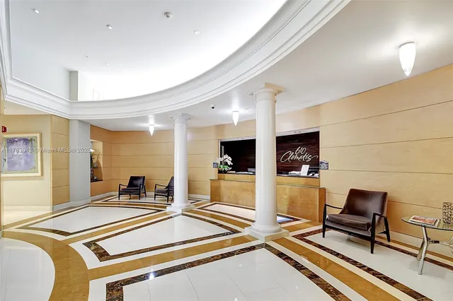 a view of a patio with a couch