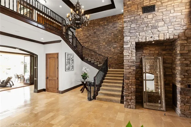 a view of entryway with a front door