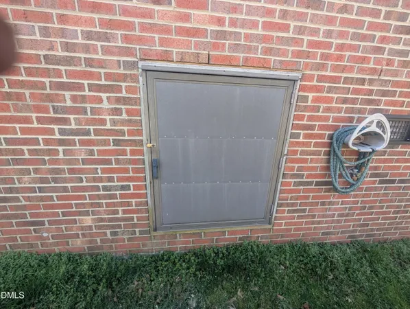 a view of a brick wall