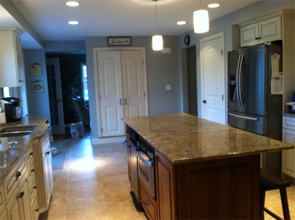 36 Gatehouse Road Westminster, MA 01473 - Photo 5 of 21 a kitchen with kitchen island a sink stove and refrigerator