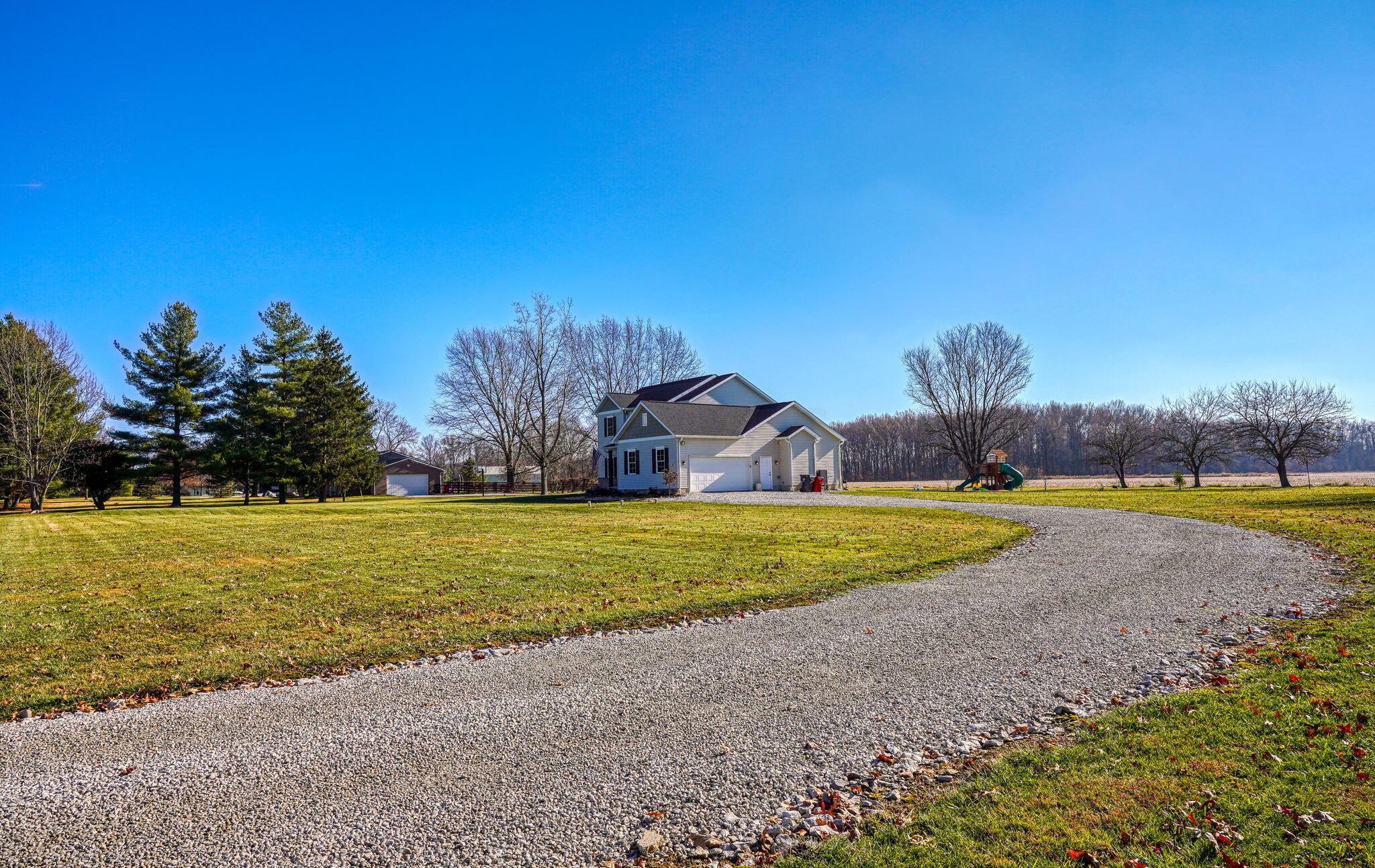 8050 Kilbourne Road Sunbury, OH 43074 - Photo 48 of 56 Gravel Driveway from Kilbourne Road