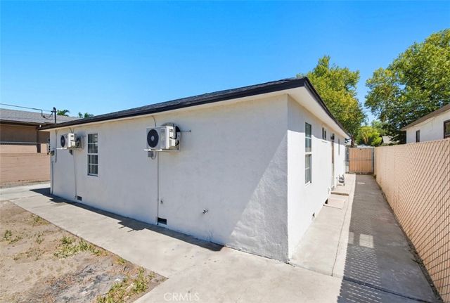 a backyard of a house