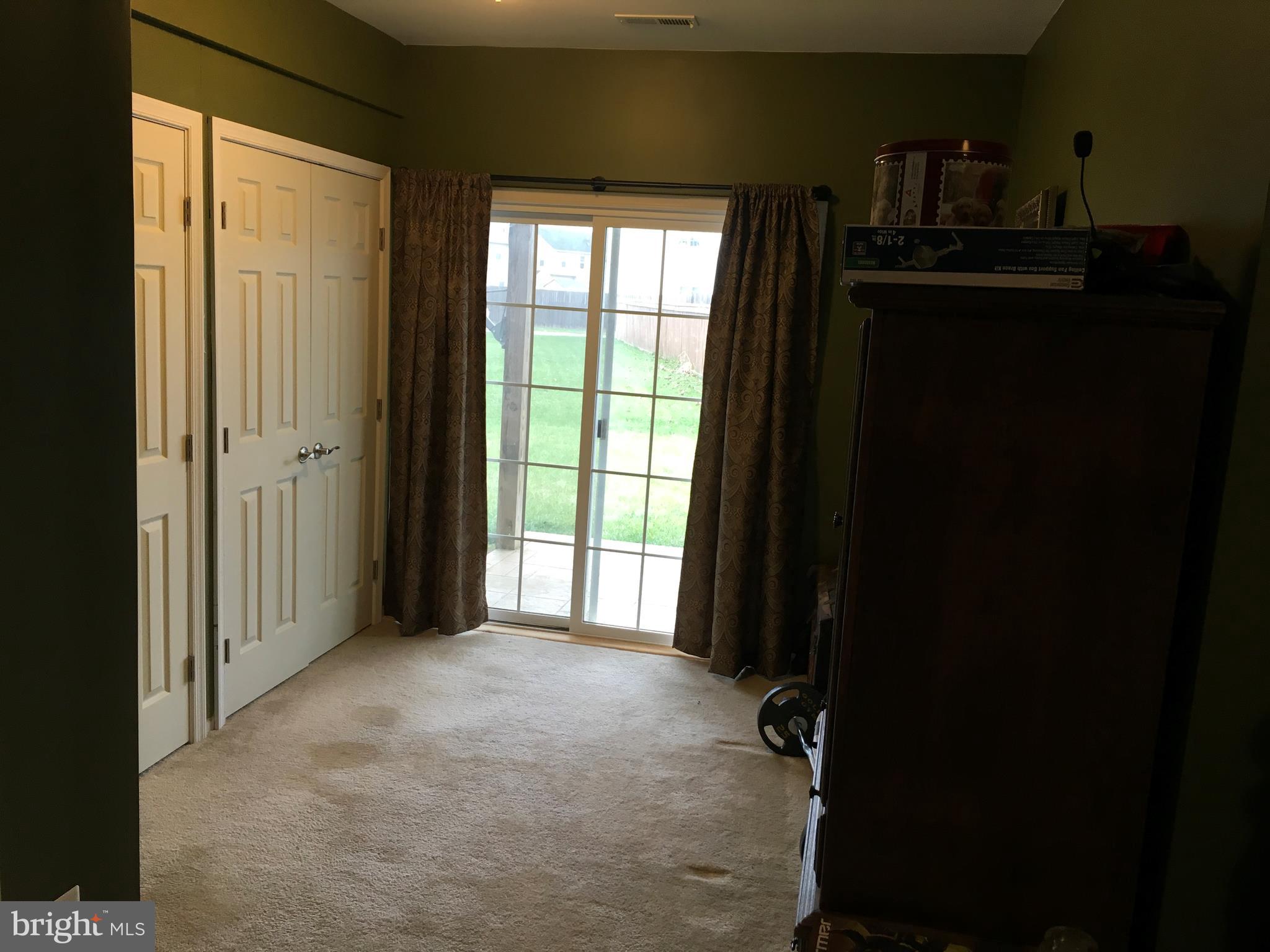 Leading to the patio and backyard