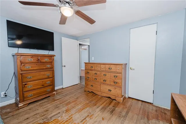 a room with flat screen tv