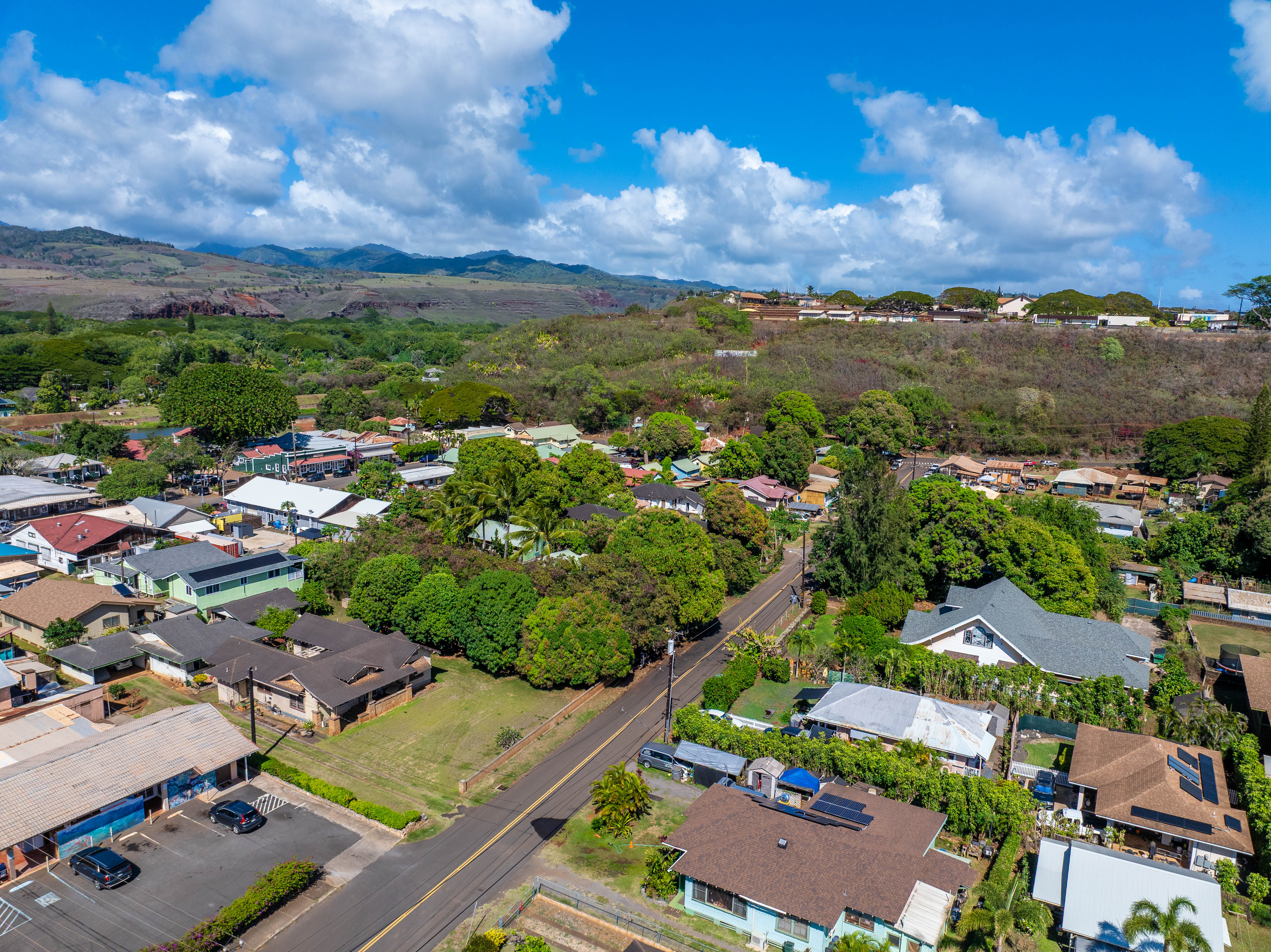 3861 Koula Road Hanapepe, HI 96716 - Photo 2 of 28 an aerial view of residential houses with outdoor space