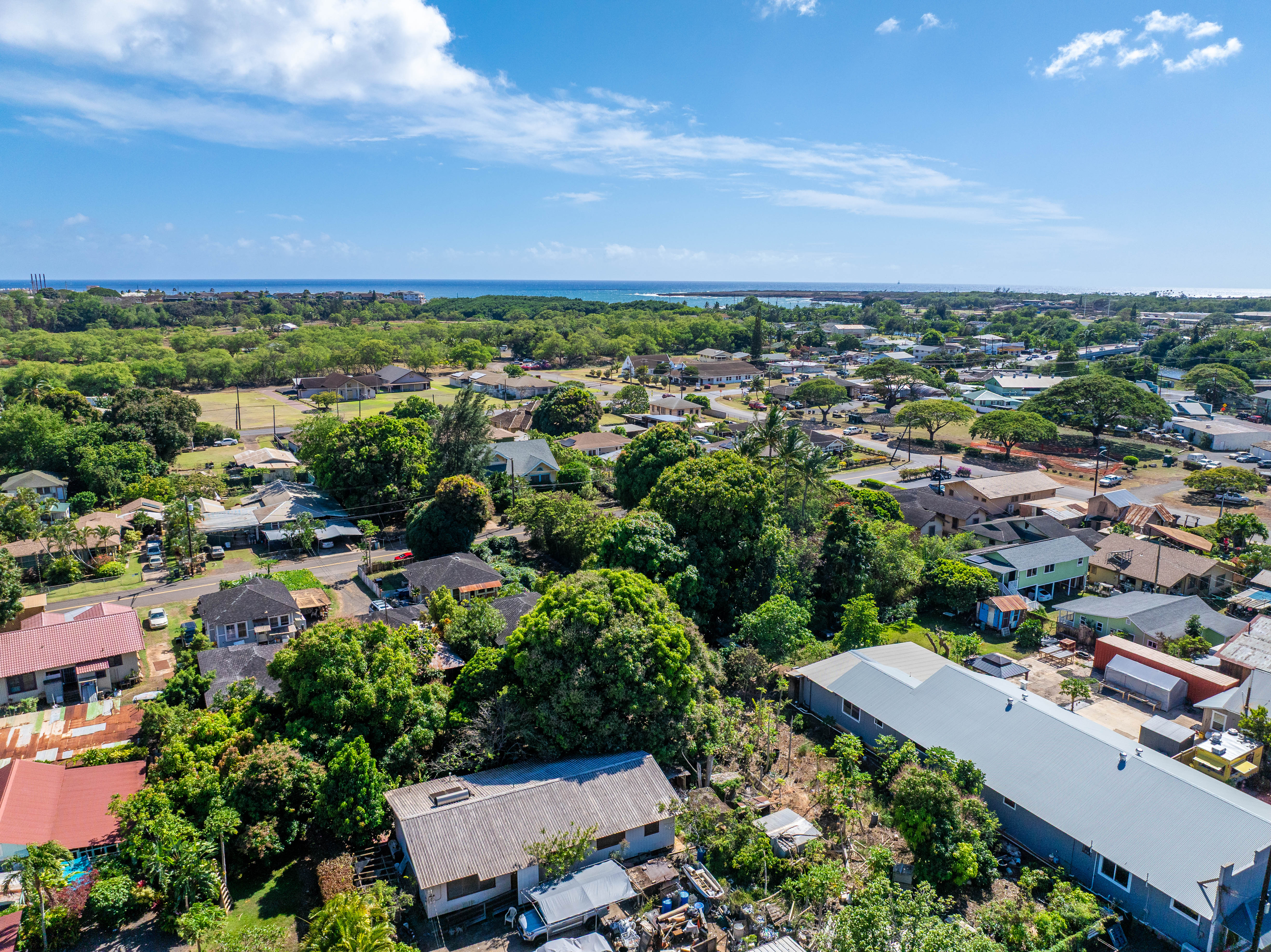 3861 Koula Road Hanapepe, HI 96716 - Photo 5 of 28 an aerial view of a city with lots of residential buildings
