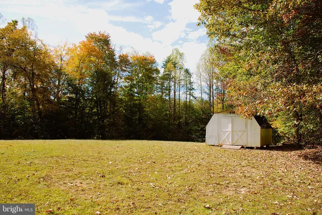 a view of backyard space
