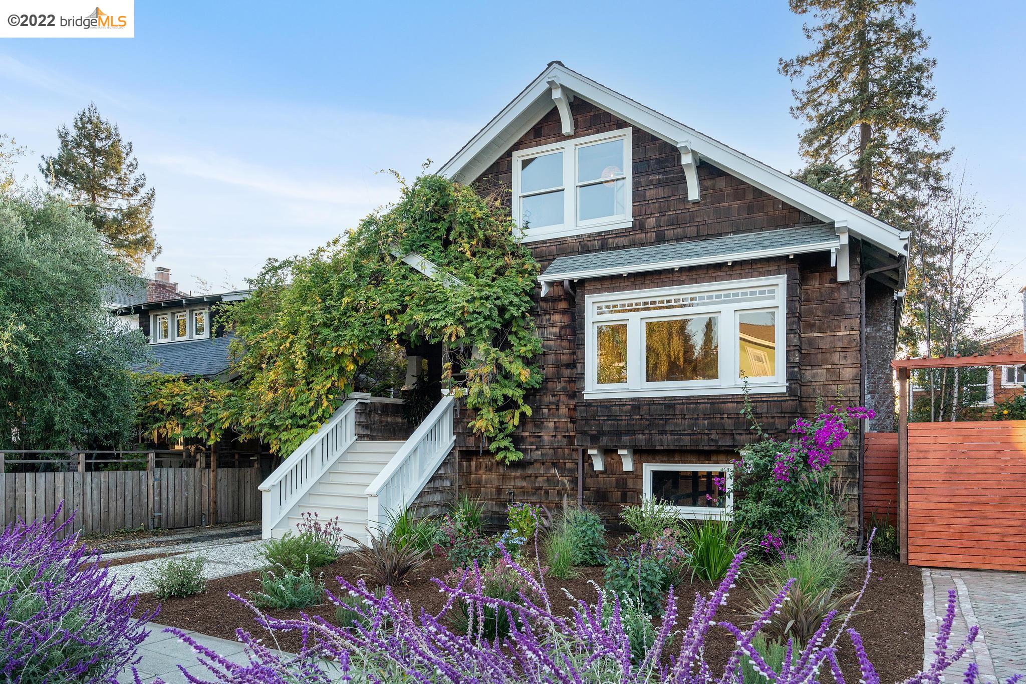 3036 Hillegass Avenue Berkeley, CA 94705 - Photo 1 of 1 a front view of a house with plants