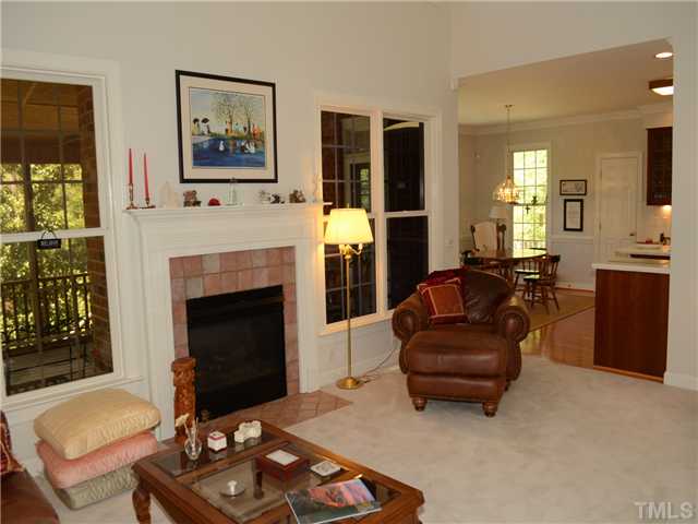 View of Kitchen and Breakfast Nook from Family Room