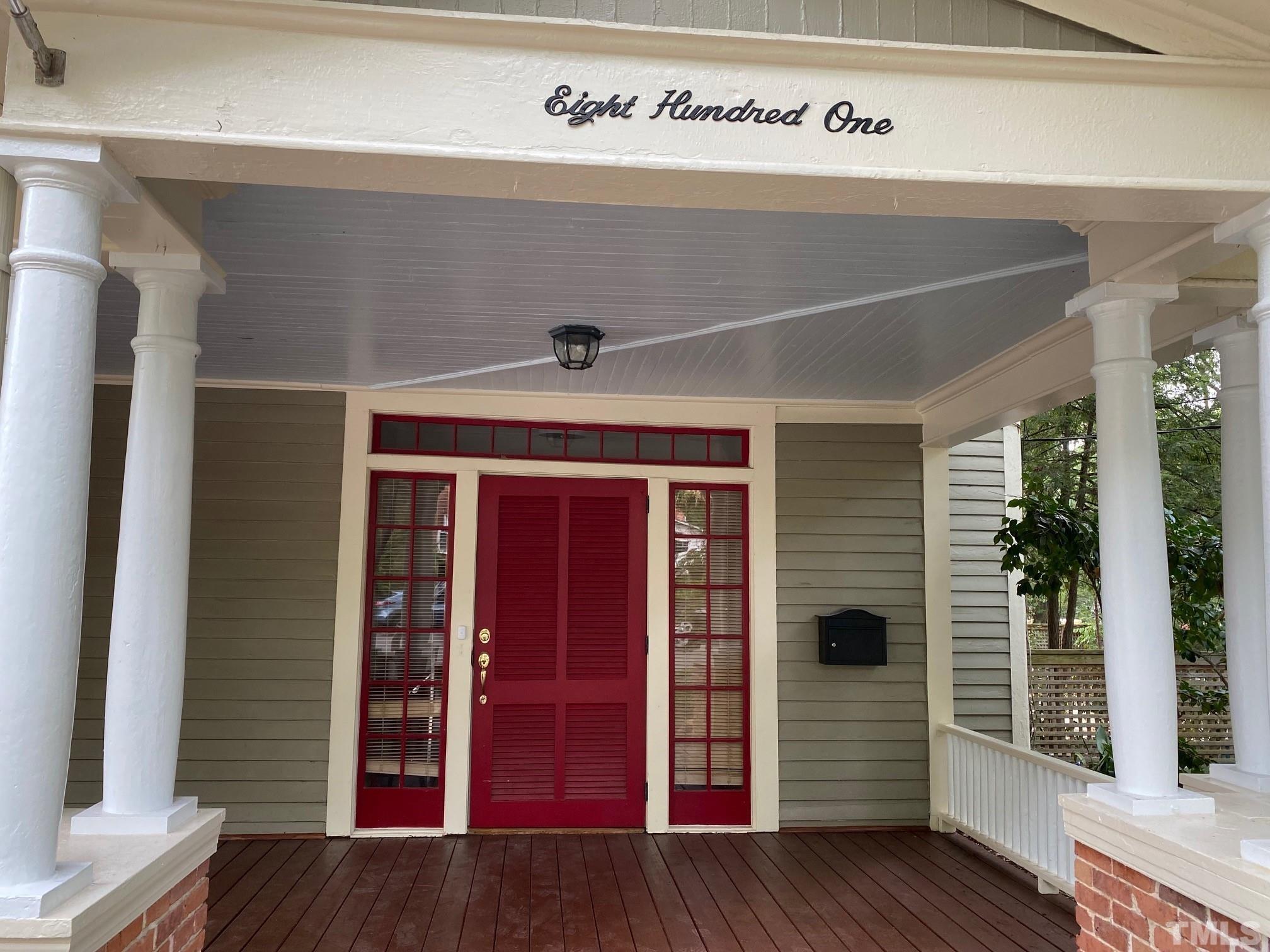 801 Onslow Street Durham, NC 27705 - Photo 2 of 30 a view of wooden door