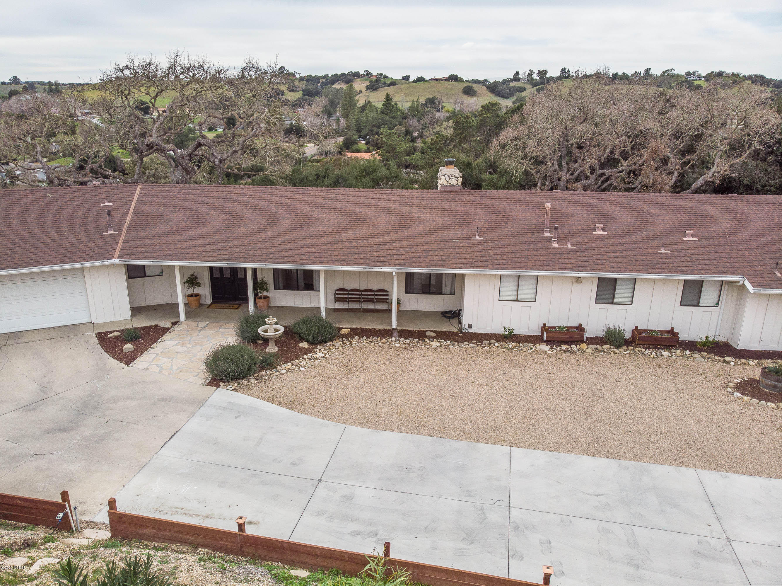 2619 Quail Valley Road Solvang, CA 93463 - Photo 19 of 21 2619 Front Aerial