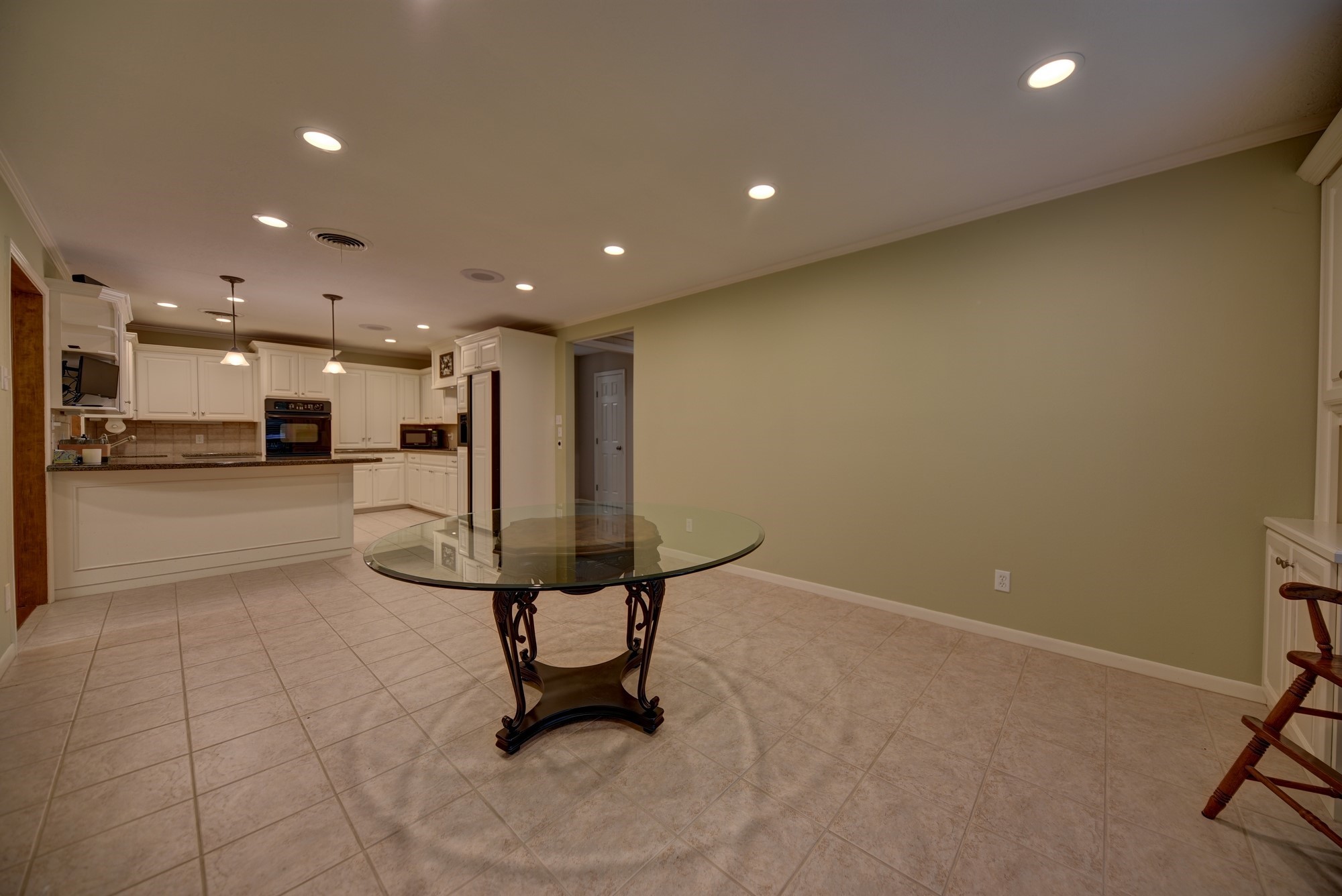 2502 Cheri Lane Brenham, TX 77833 - Photo 21 of 46 a view of kitchen with furniture and a refrigerator