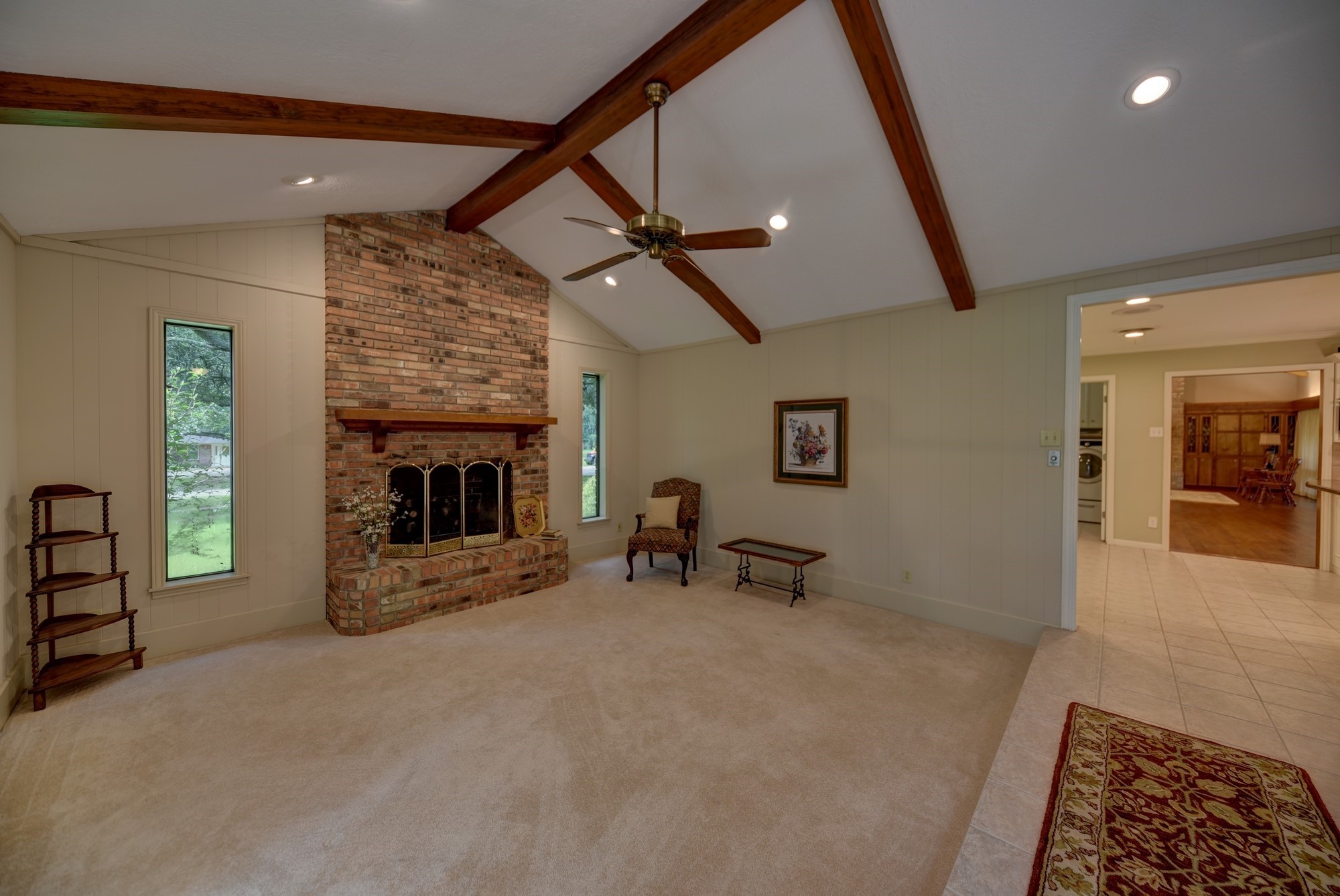 2502 Cheri Lane Brenham, TX 77833 - Photo 24 of 46 a view of livingroom with furniture and a fireplace