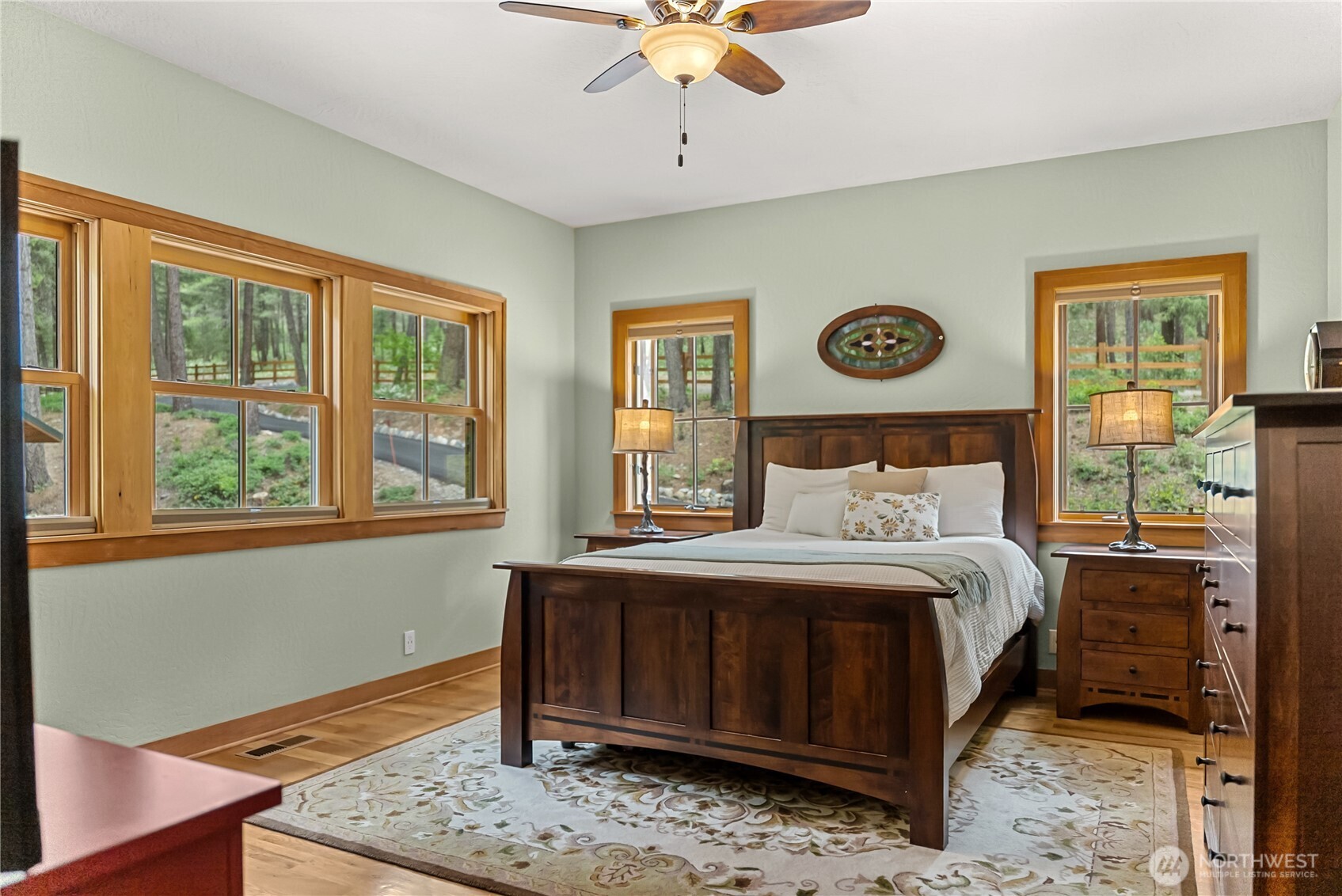 201 Libby Creek Road Carlton, WA 98814 - Photo 16 of 37 a bedroom with a bed and a window