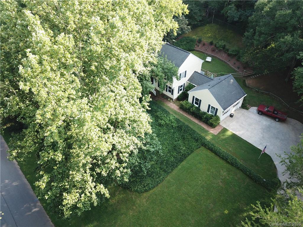 301 Sycamore Road Salisbury, NC 28147 - Photo 39 of 40 an aerial view of a house with a yard basket ball court and outdoor seating