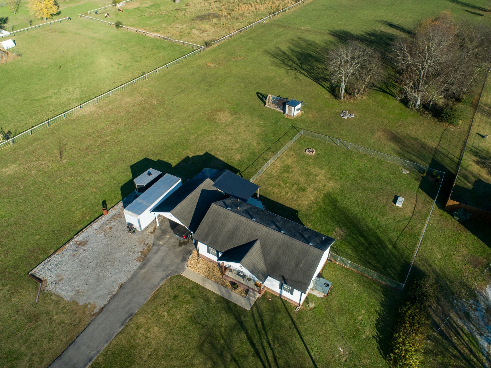 1055 Anderton Road Bell Buckle, TN 37020 - Photo 42 of 51 an aerial view of a house with a yard