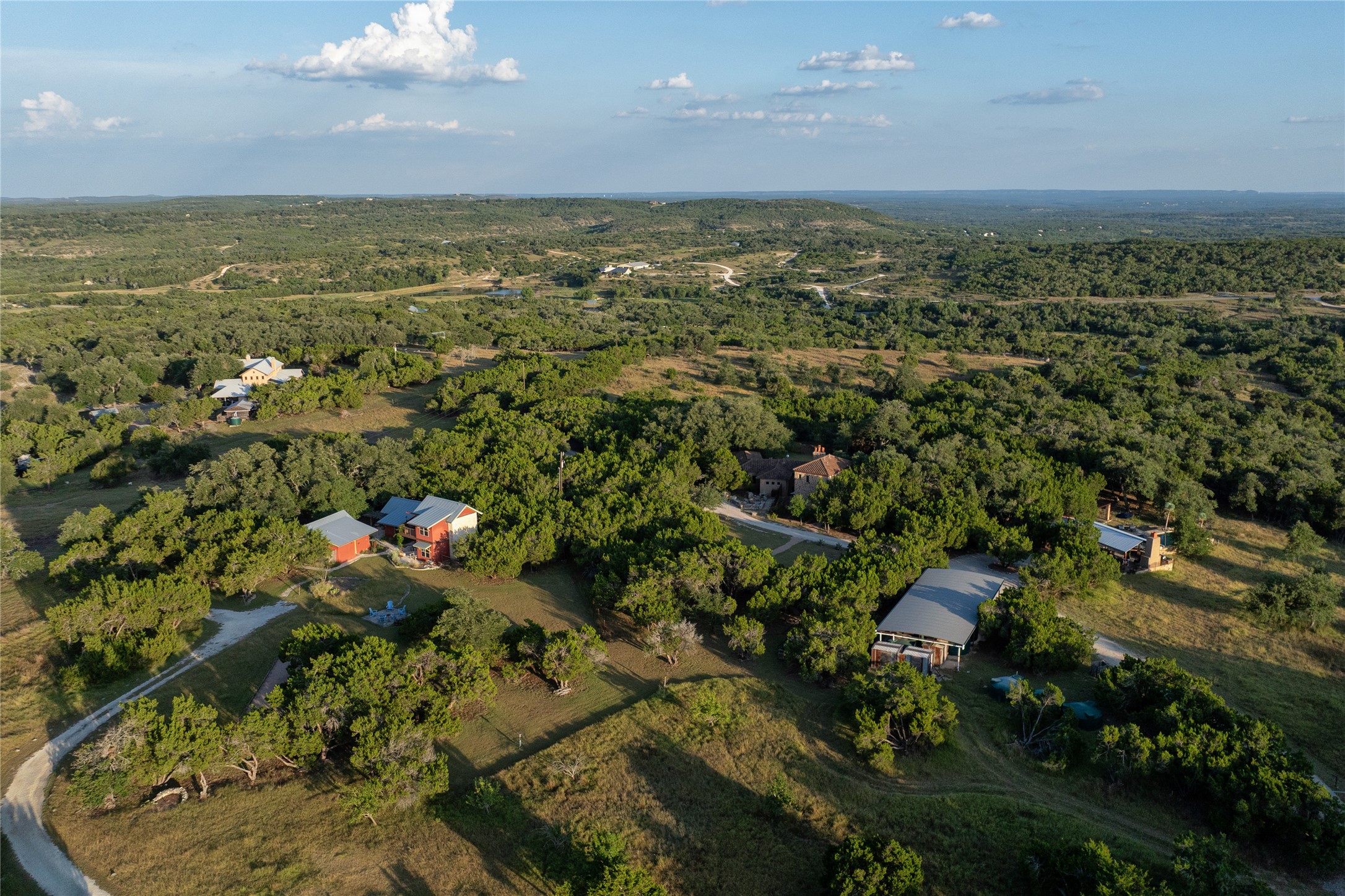 5818 Ranch Road 165, Unit TRACT 1 Blanco, TX 78606 - Photo 2 of 40 Estate layout with multiple structures