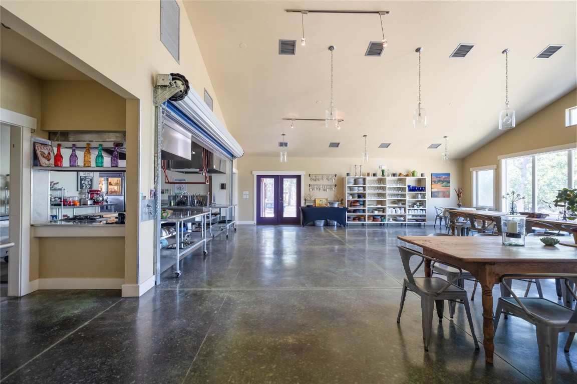 5818 Ranch Road 165 Blanco, TX 78606 - Photo 4 of 40 Dining hall with commercial kitchen