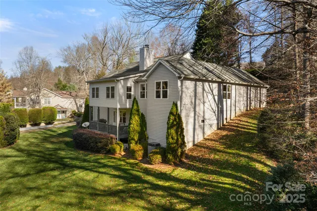 a front view of a building with glass door