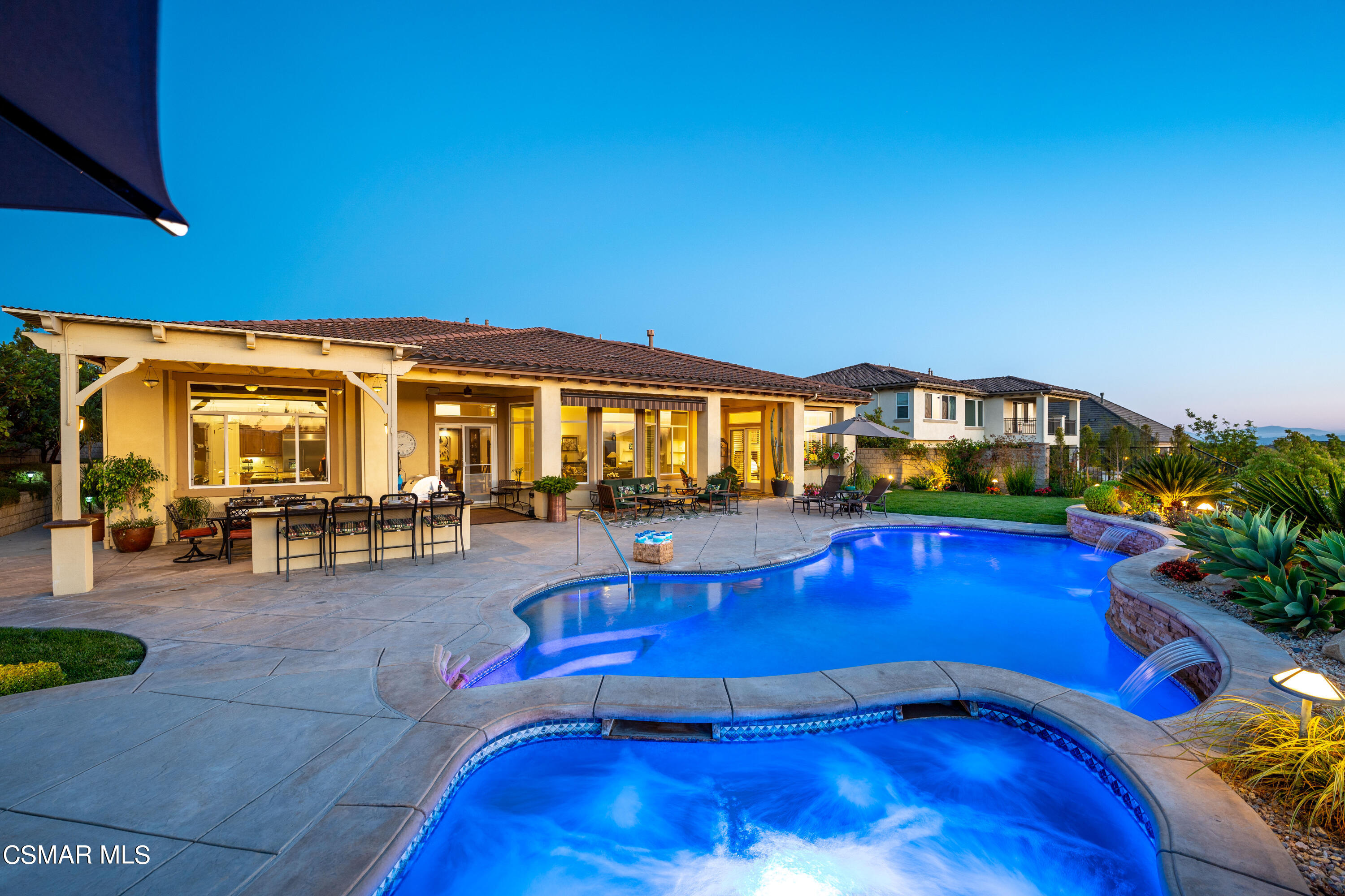 7343 Nicklaus Road Moorpark, CA 93021 - Photo 31 of 42 a view of swimming pool with outdoor seating space