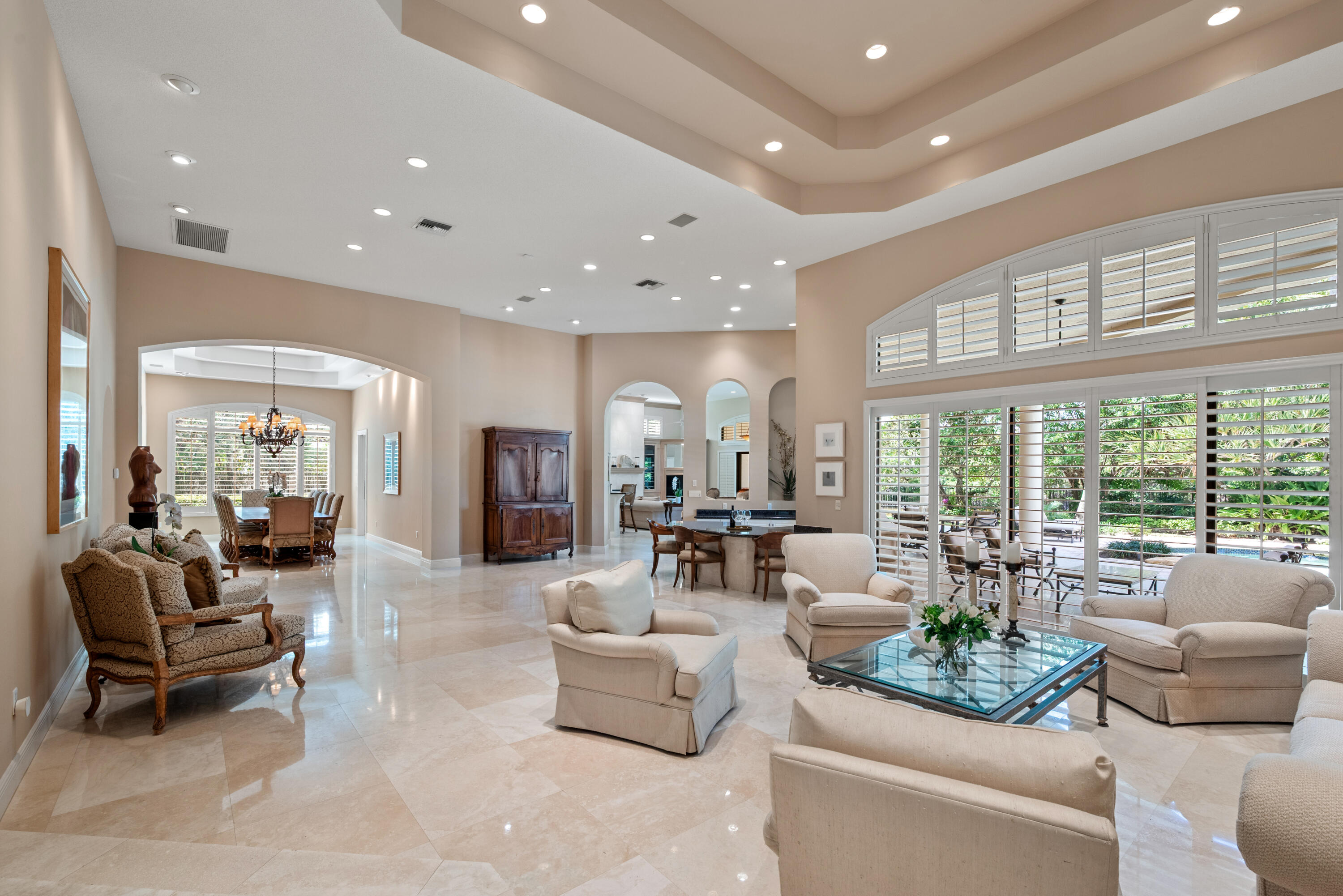 18800 Long Lake Drive Boca Raton, FL 33496 - Photo 7 of 60 a living room with furniture and a large window