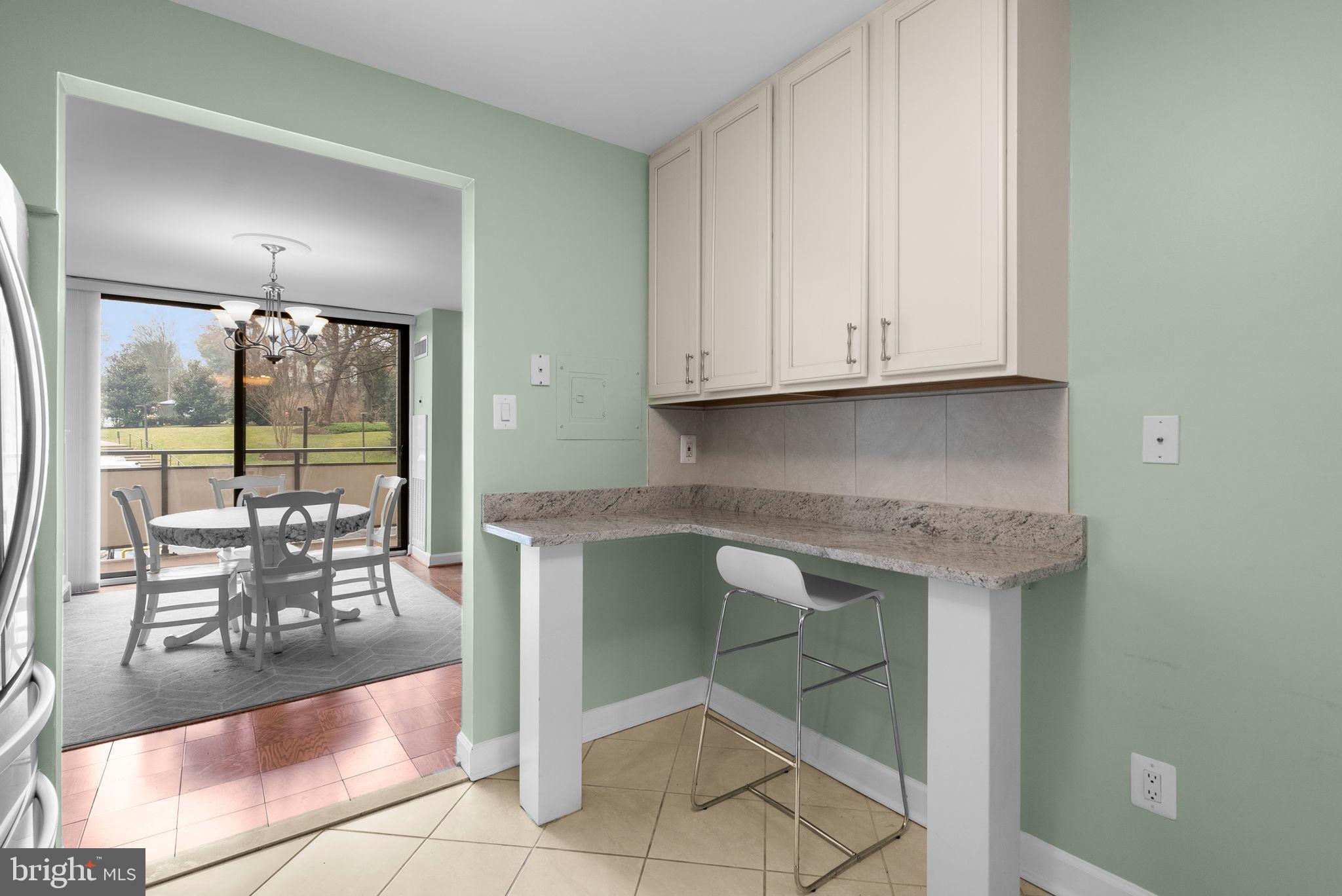 5225 Pooks Hill Road, Unit A24S Bethesda, MD 20814 - Photo 15 of 22 Bright and inviting kitchen nook with views.