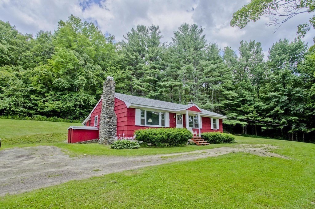 128 S Road Heath, MA 01346 - Photo 25 of 30 a front view of house with yard and green space
