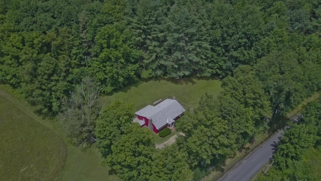 128 S Road Heath, MA 01346 - Photo 5 of 30 an aerial view of a house with a yard and lake view