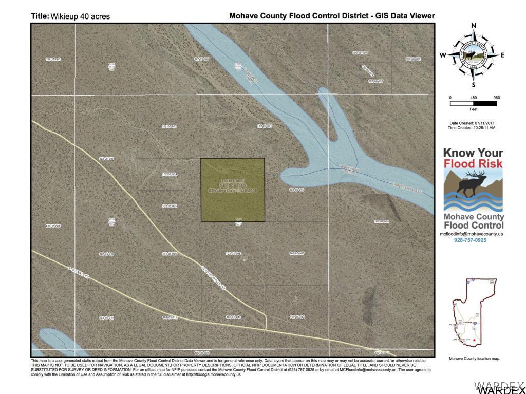 0 Coyote Wells Road Wikieup, AZ 85360 - Photo 1 of 1 County Fema Map